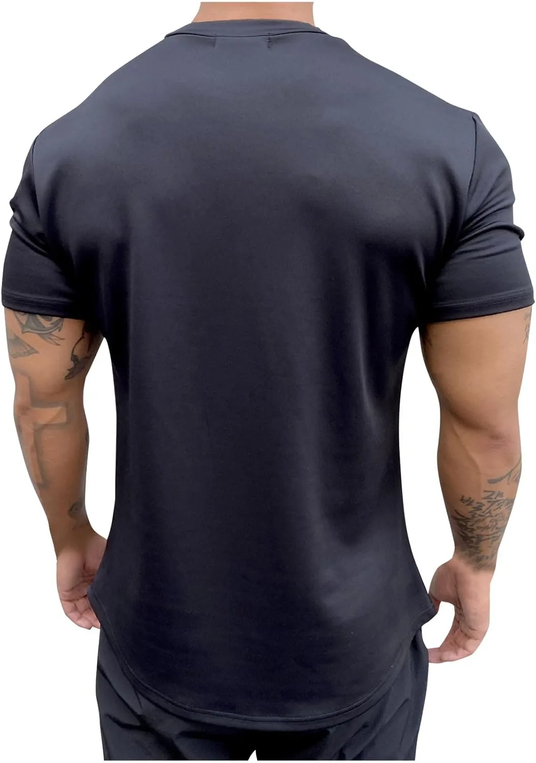 Мужская футболка Cotton Slim Fit с коротким рукавом — фото 2