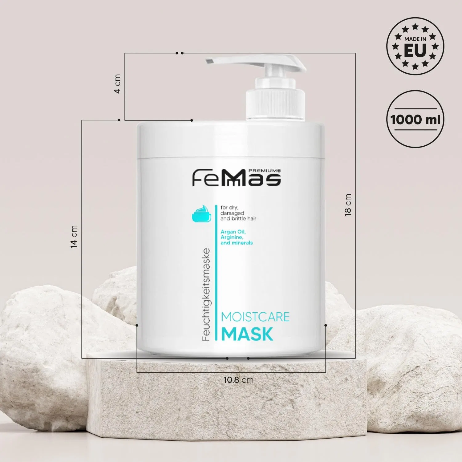 Набор для ухода за волосами «Moistcare» от Femmas (шампунь, кондиционер, маска) Femmas — фото 4