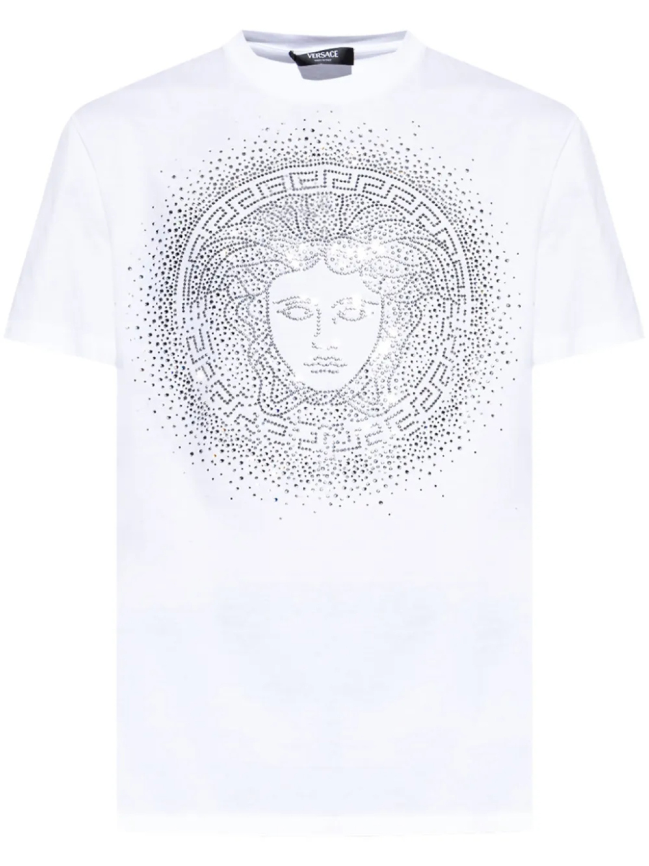 

Футболка с декором «Медуза» от Versace, белый
