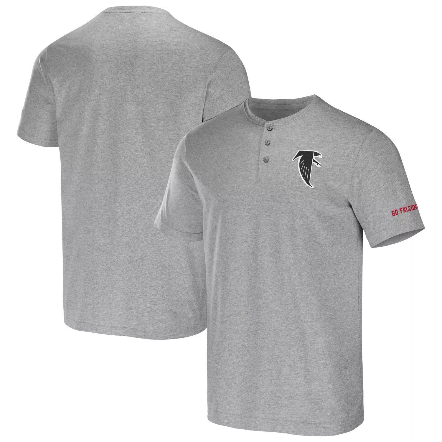 

Мужская футболка Henley Atlanta Falcons из коллекции NFL x Darius Rucker от Fanatics Heather Grey Atlanta Falcons