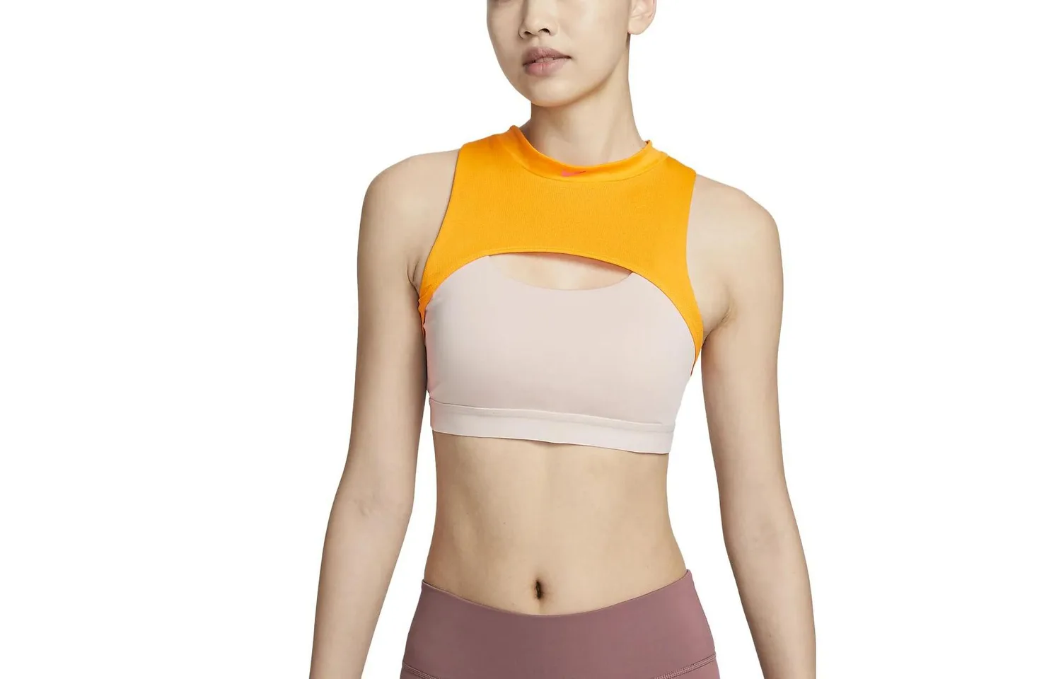 Nike Спортивное белье Women's Fossil Lime Moderate — фото 3