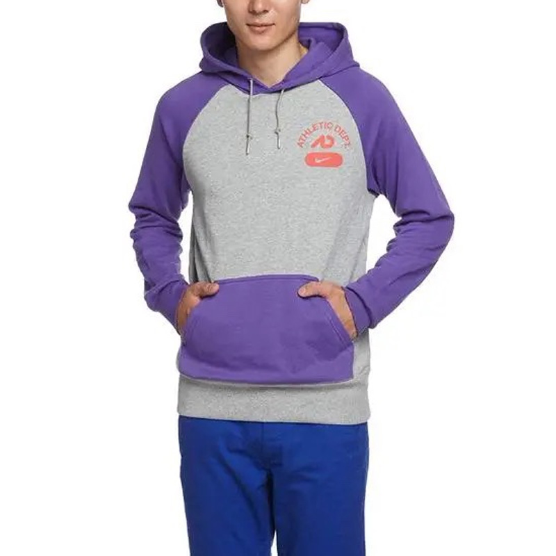 Свитшот Unisex Sports Life Collection серый фиолетовый Nike — фото 4