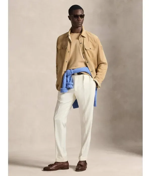 Свитер regular fit Polo Ralph Lauren, бежевый — фото 2