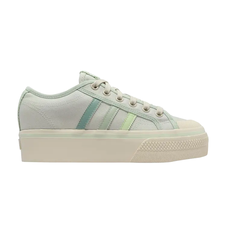 Кроссовки Adidas Wmns Nizza Platform, кремовый