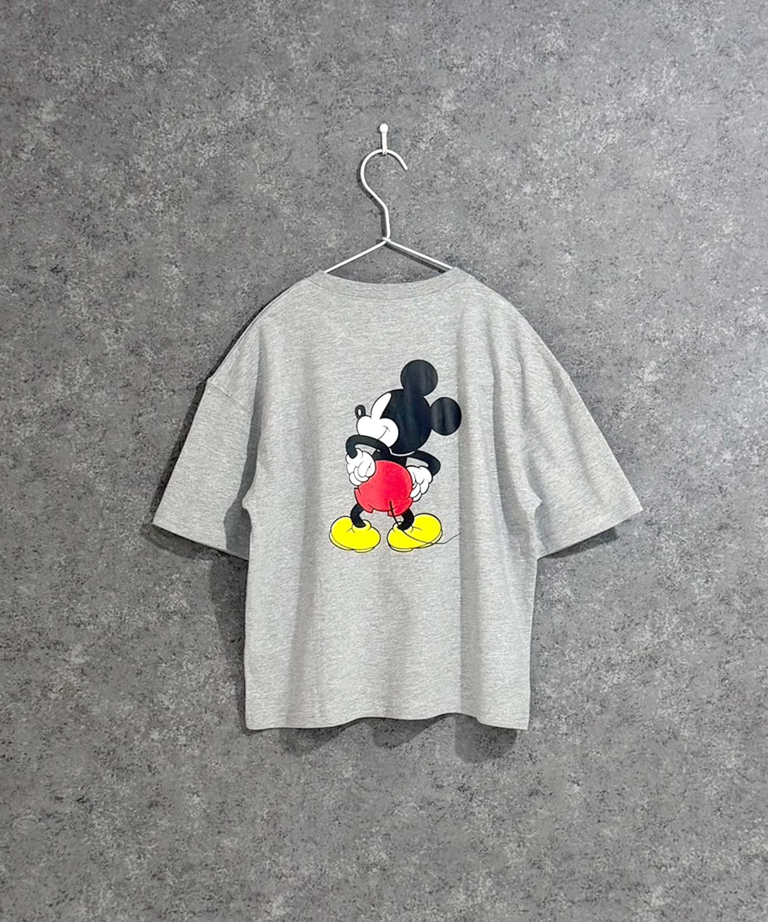 Детская футболка Mickey Mouse оверсайз Disney серая