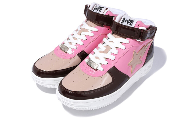 BAPE Bape Sta Mid Brown Pink Tan 2020 A Bathing Ape — фото 3
