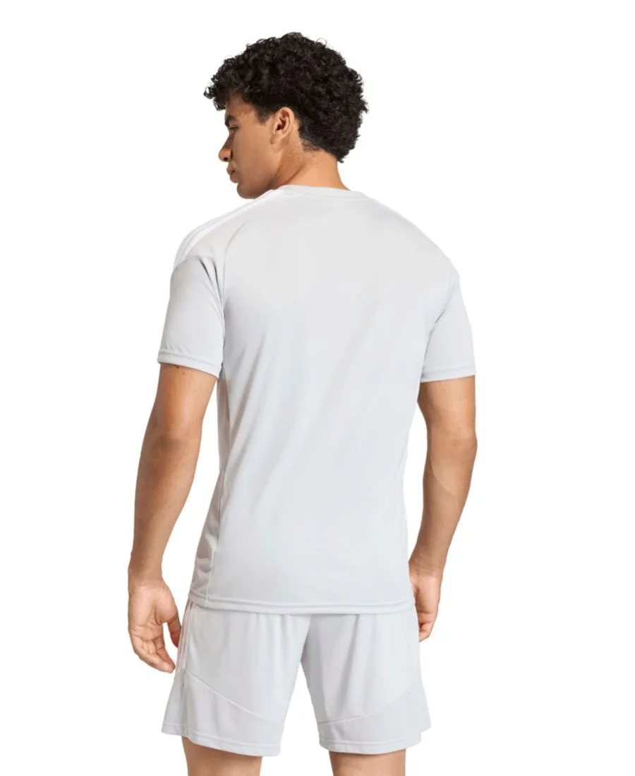 Мужская футболка Tiro 26 League Jersey с круглым вырезом и возможностью надевания Adidas, lite серый — фото 3