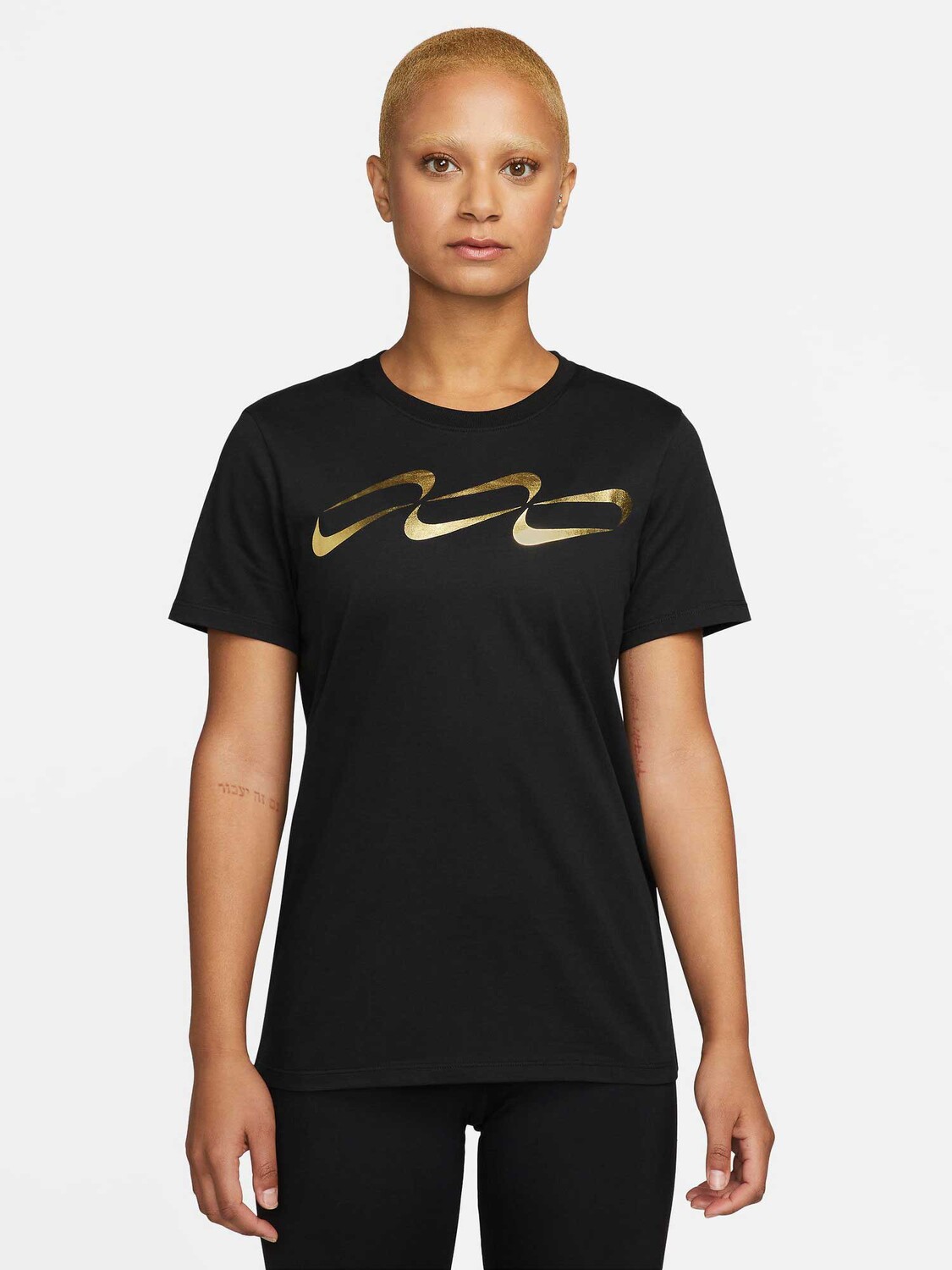 

Футболка Nike W NK DF TEE SS CREW, черный