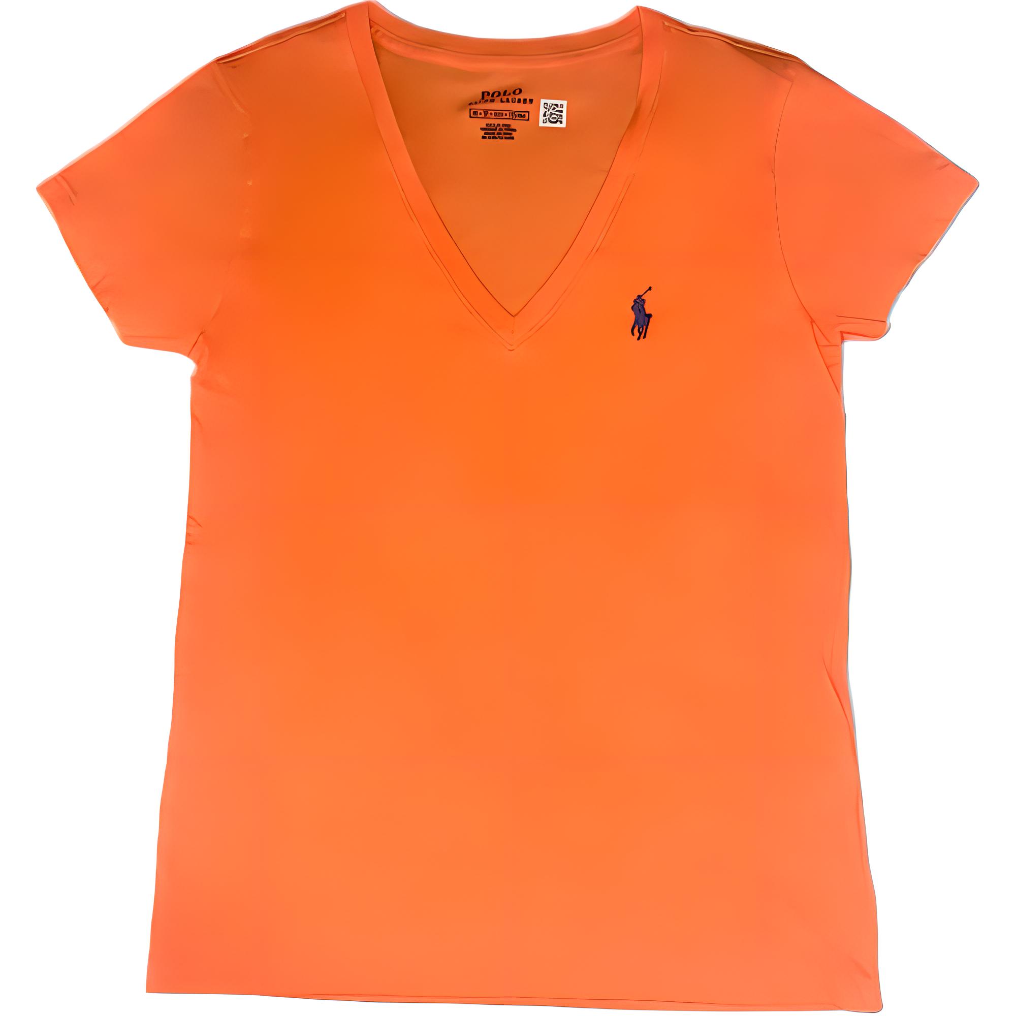 

Футболка Polo Ralph Lauren V-Neck, оранжевый