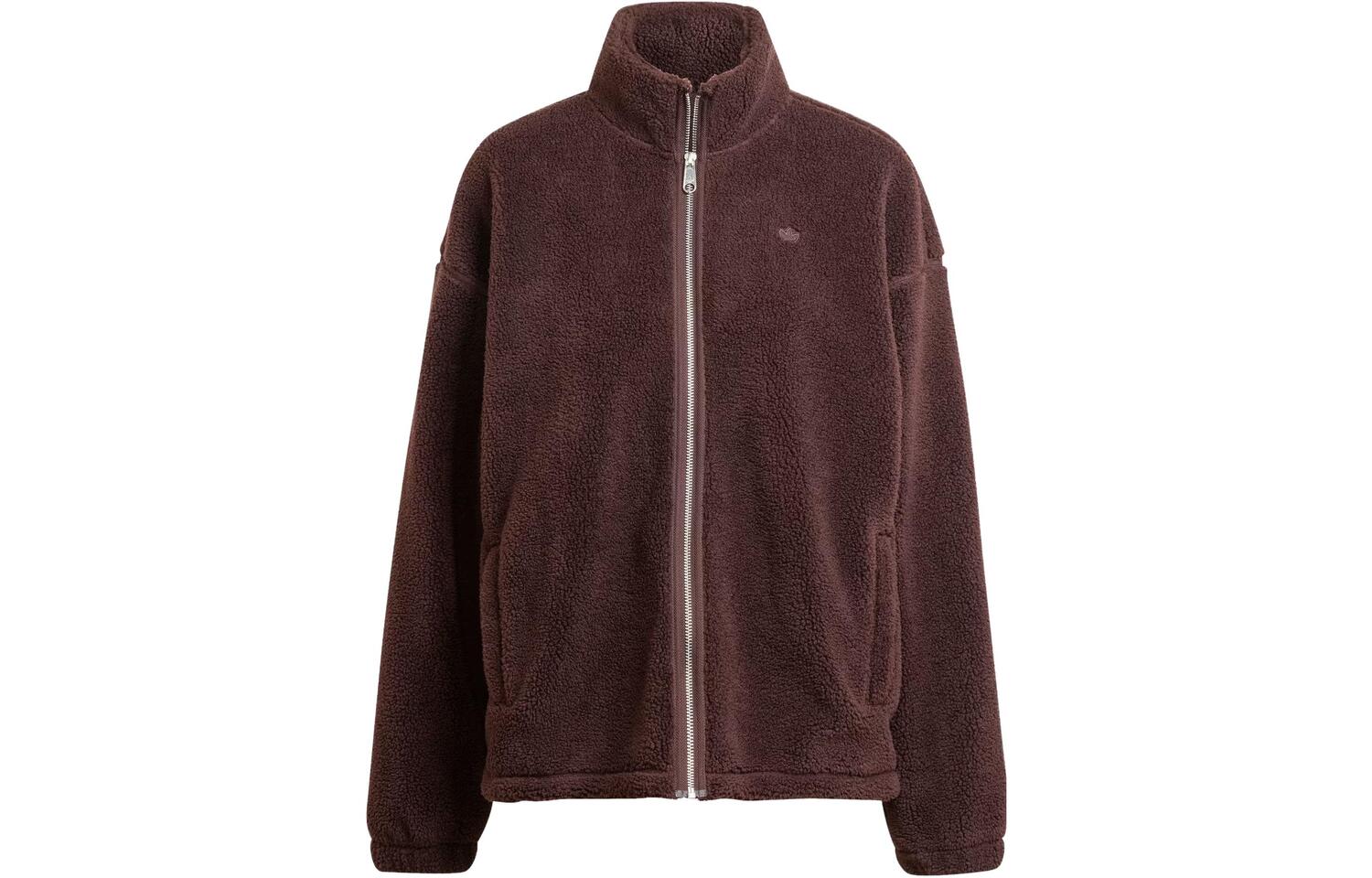 Adidas Originals Эссеншиалс Женская рубашка-пиджак Тёмно-серый коричневый, Dark Gray Brown — фото 3