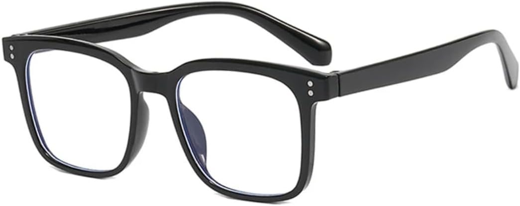 

Солнцезащитные очки с защитой UV400 | Большая оправа с заклепками и цветными линзами | Для женщин и мужчин | Для занятий спортом на открытом воздухе и вождения DSVIGF, Black Clear