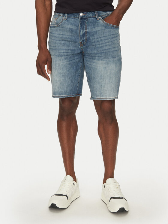 

Облегающие джинсовые шорты XM000073 AF13331 MB001 Armani Exchange, синий