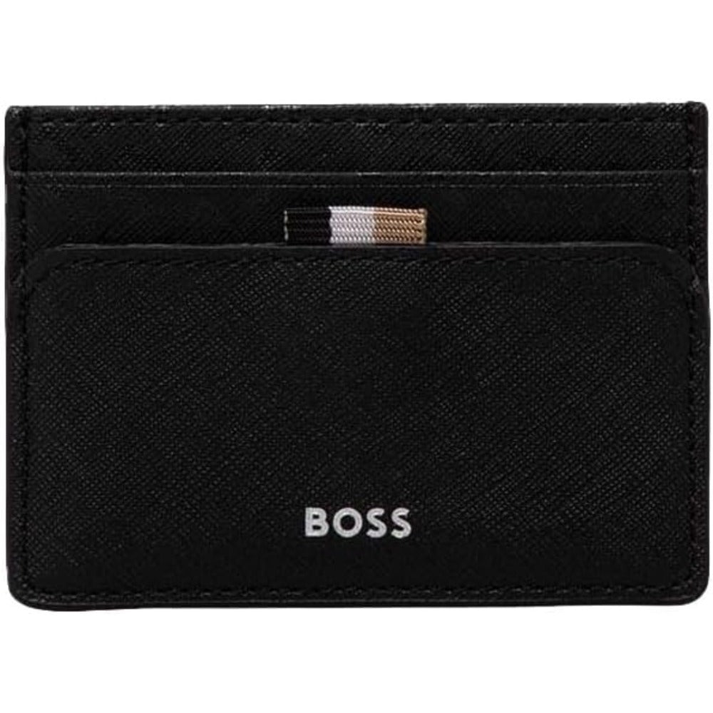 

Мужской кожаный кошелек Hugo Boss Zair Card Case, черный