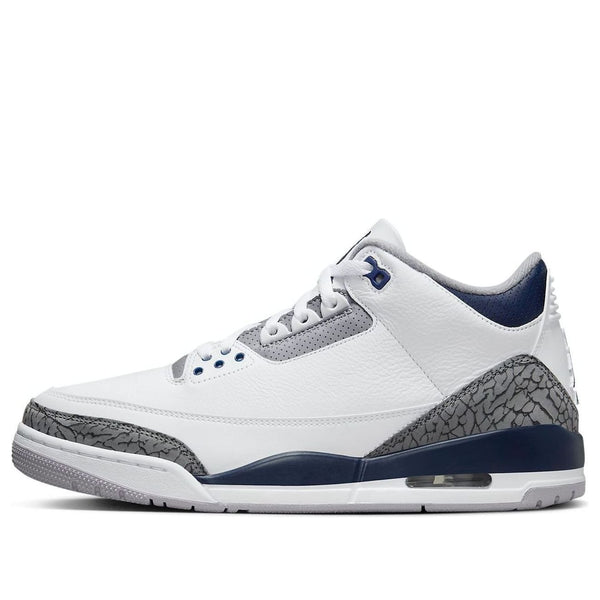 

Кроссовки Air Jordan 3 Retro 'Midnight Navy', белый, Белый;серый, Кроссовки Air Jordan 3 Retro 'Midnight Navy', белый