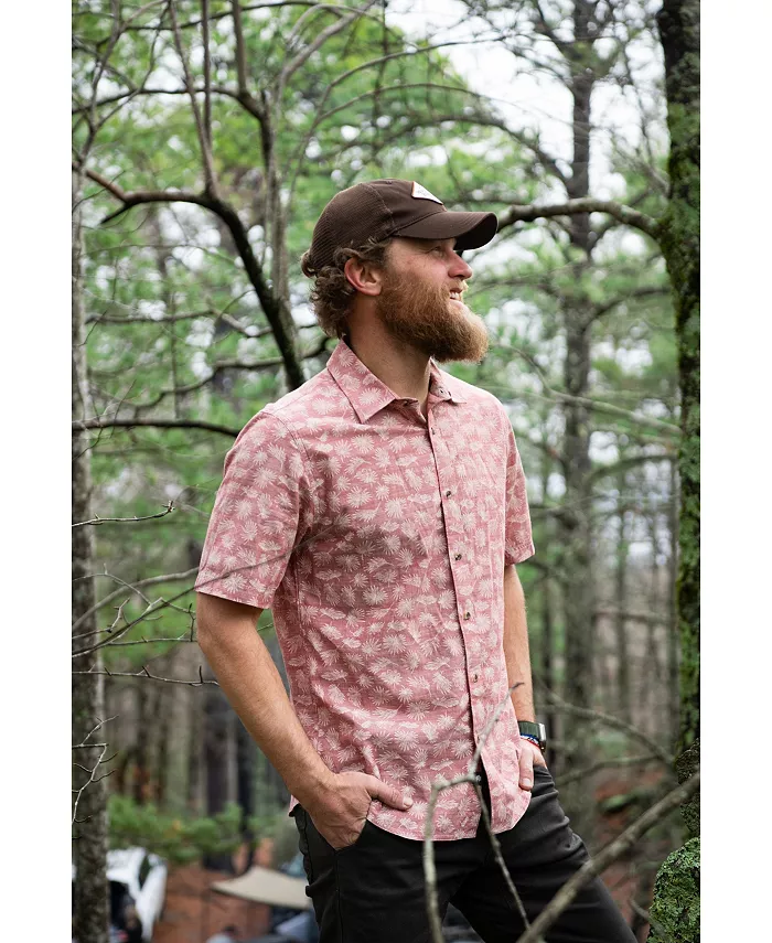 

Мужская рубашка с коротким рукавом Basin Mountain Khakis, красный