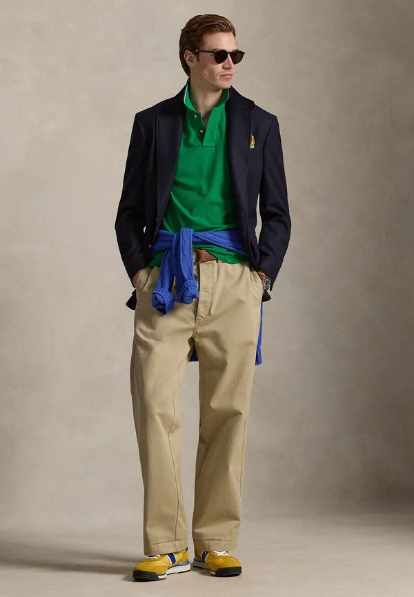 Поло-Рубашка приталенного кроя из сетчатой ткани Polo Ralph Lauren, Billiard — фото 2