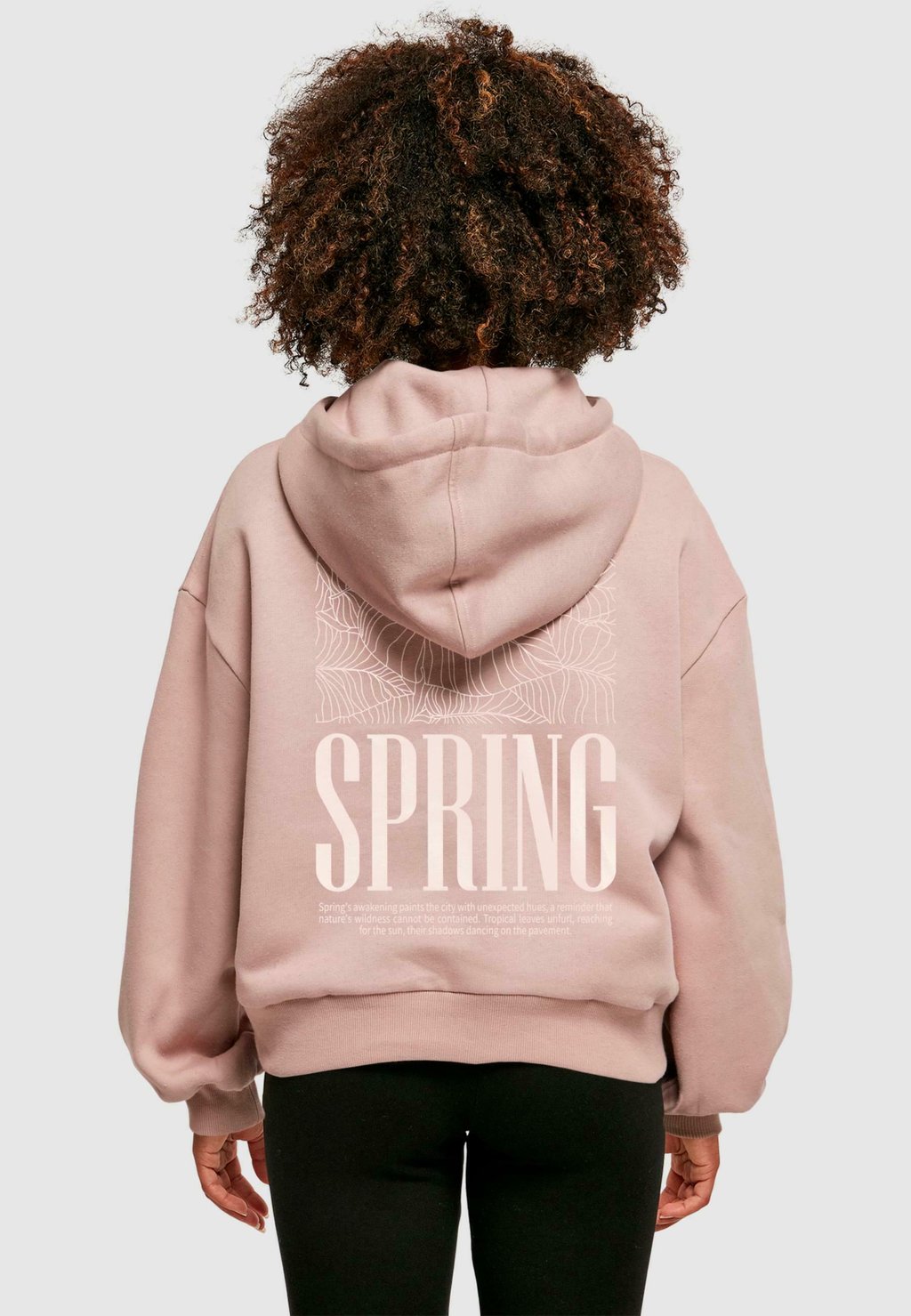 

Толстовка TROPICAL SPRING - Hoodie Merchcode, светло-розовый