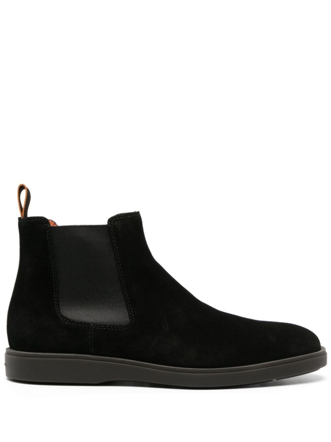 

Santoni ботинки с закругленным носком, черный
