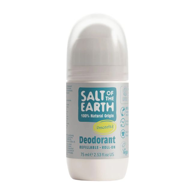 

Дезодорант шариковый многоразового использования Salt Of The Earth, 75 мл