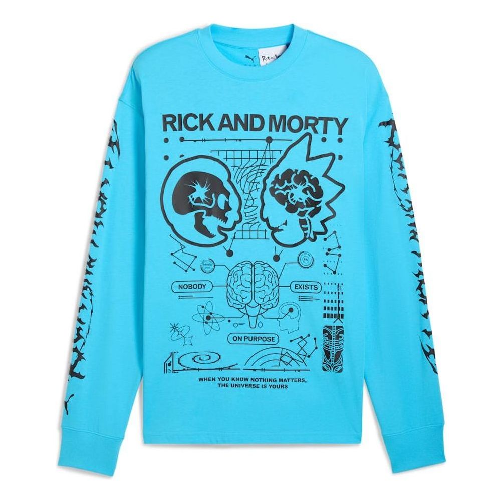 

Футболка с длинным рукавом Puma x RICK AND MORTY, цвет «Ярко-бирюзовый»