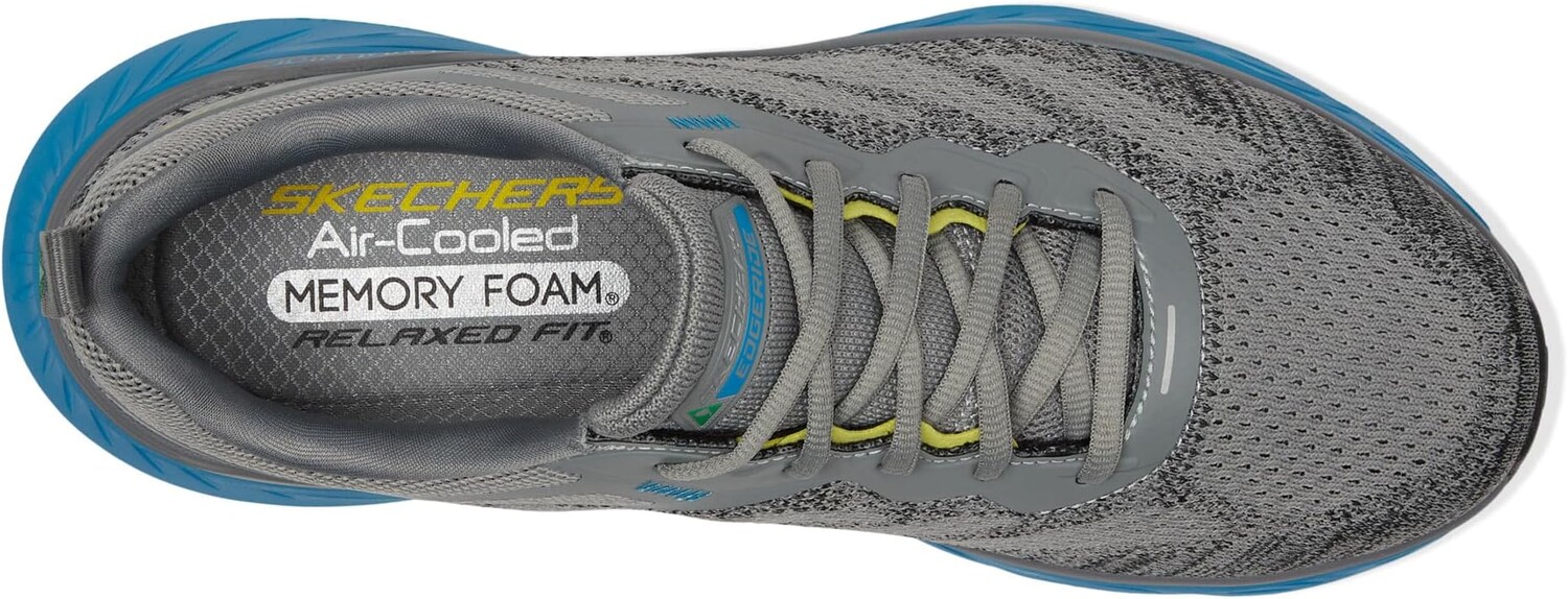 Кроссовки SKECHERS Edgeride Enzoh, цвет Grey/Blue — фото 2