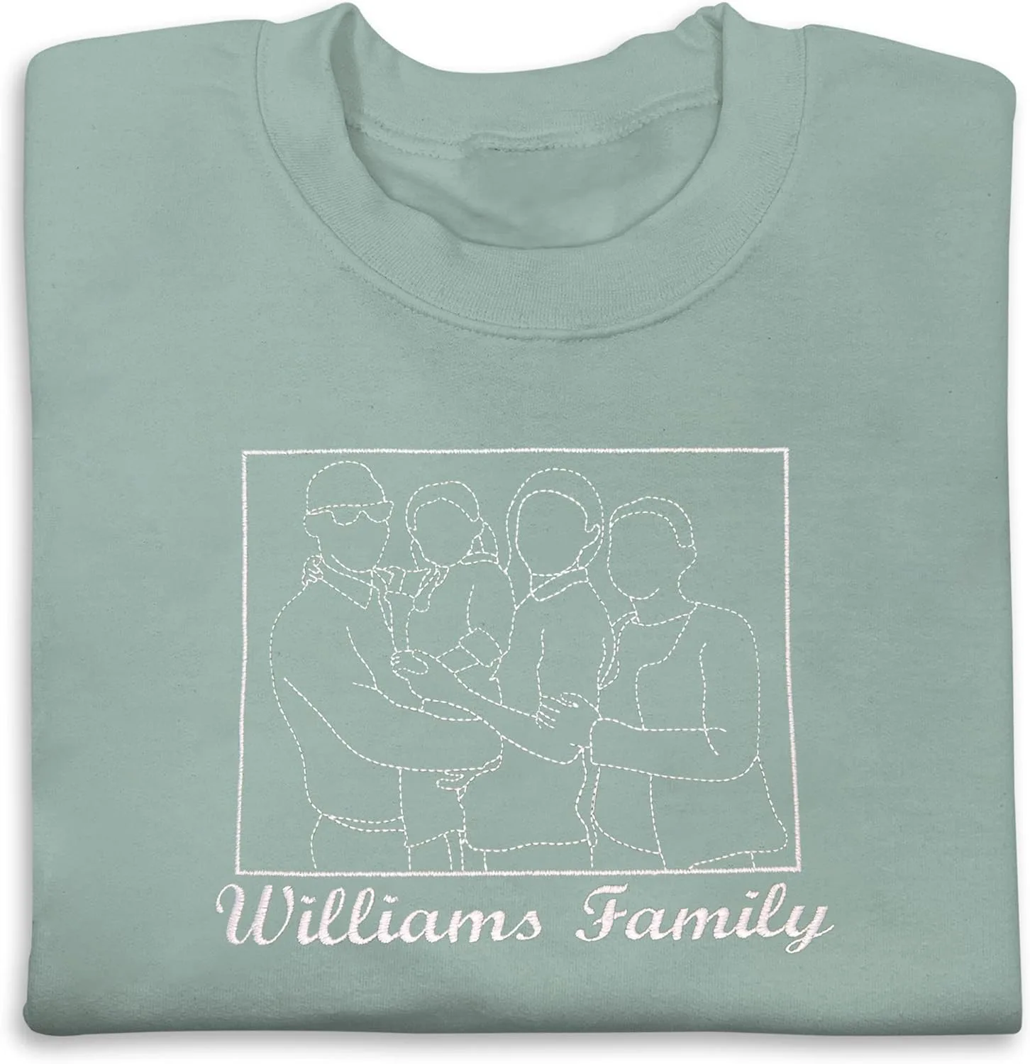 

Свитшот с вышивкой по фото CAOMP