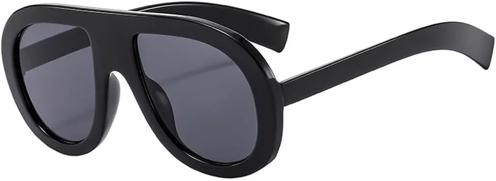 

Популярные модные солнцезащитные очки для женщин, ретро, ​​двухцветные, для мужчин, панк, градиентные, с защитой от УФ-излучения UV400 HVTVTLA, Black Gray