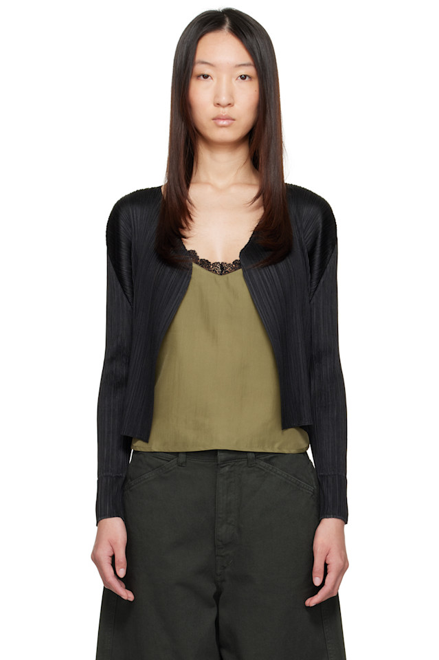 

Кардиган March basics Pleats Please Issey Miyake, черный