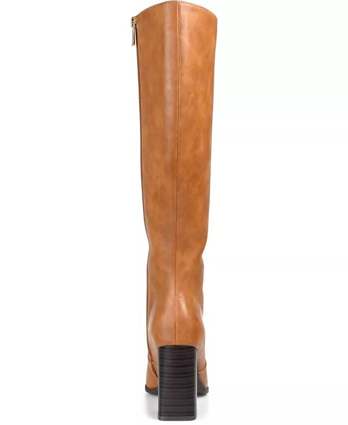Женские сапоги Karima Extra Wide Calf до колена Journee Collection, коричневый — фото 3