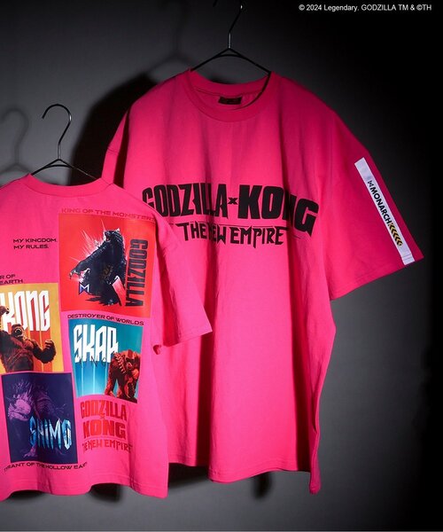 

Футболка с принтом "Годзилла против Конга: Новая империя" BREEZE, розовый