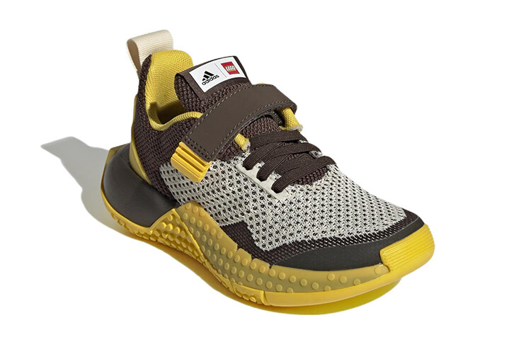 Кроссовки Lego X Sport Pro Kids, низкие, белые/коричневые/желтые Adidas — фото 3