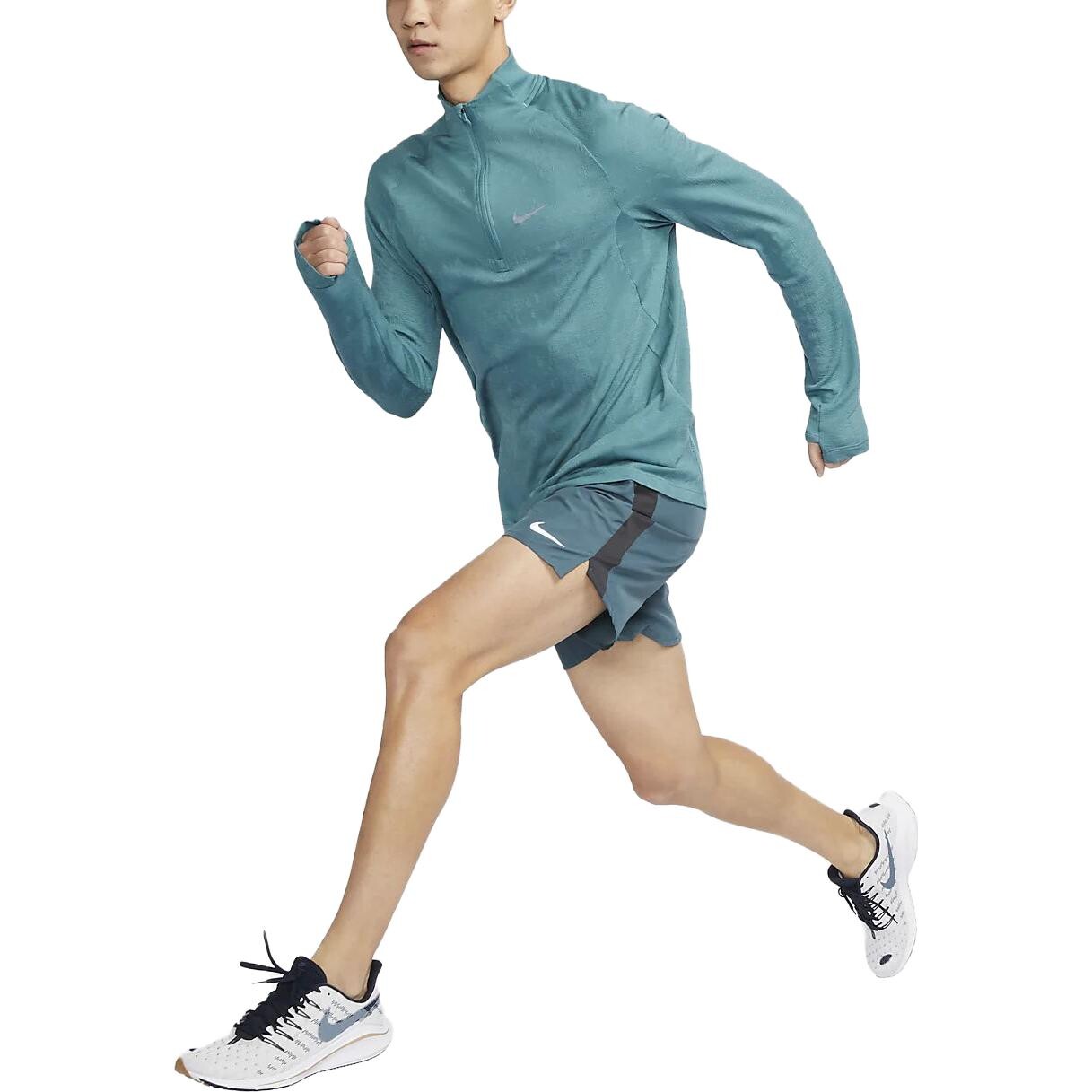 Футболка мужская THERMA-FIT ADV, цвет минеральный синий Nike, синий — фото 3