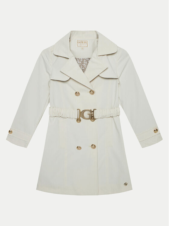 

Пальто из линя стандартной посадки Guess, экрю