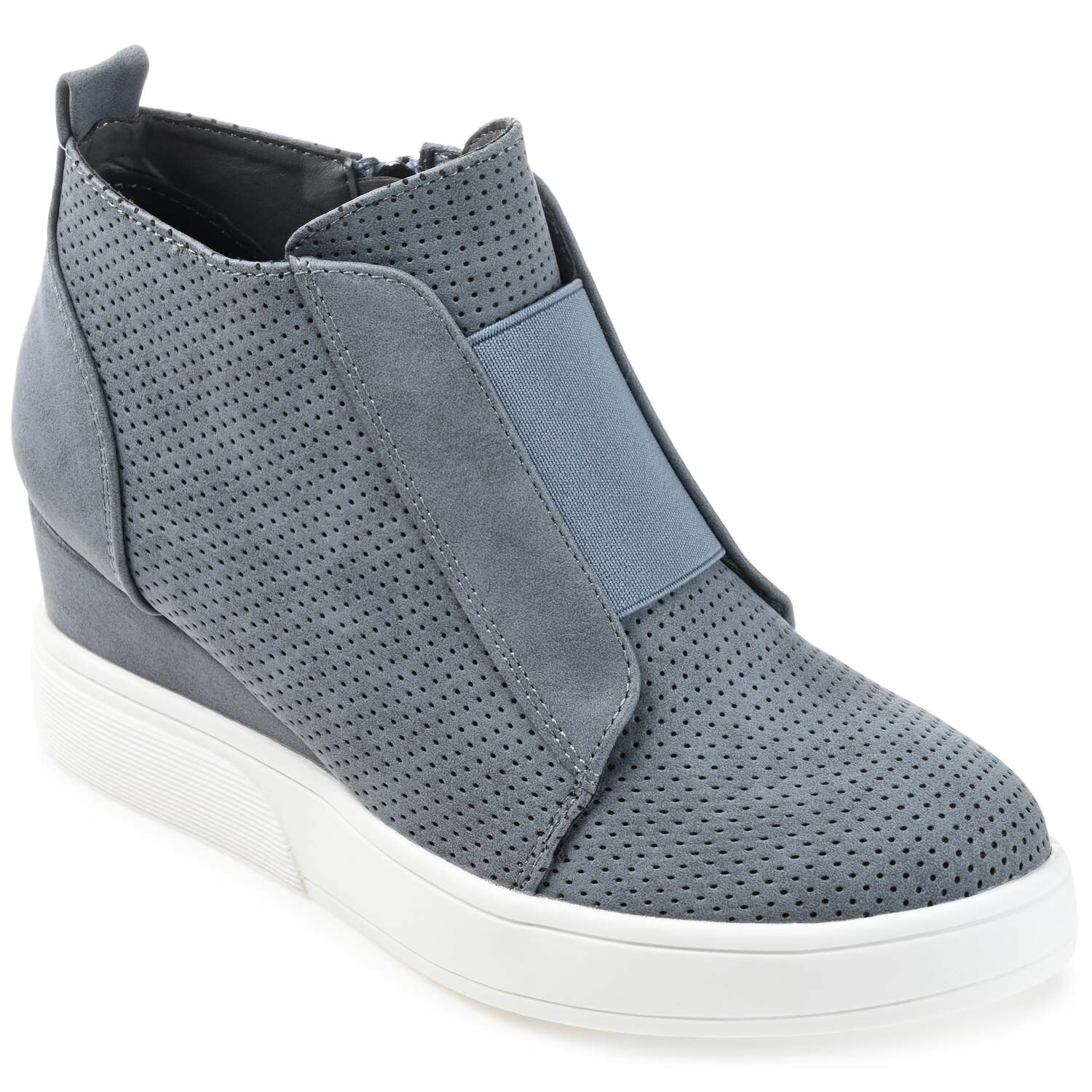 Женские кроссовки-клин Journee Collection Wide Width Clara, синий