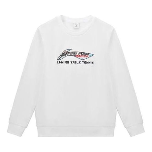 

Спортивная толстовка Li-Ning Graphic Table Tennis Sweatshirt 'White' AWDT281-1, белый