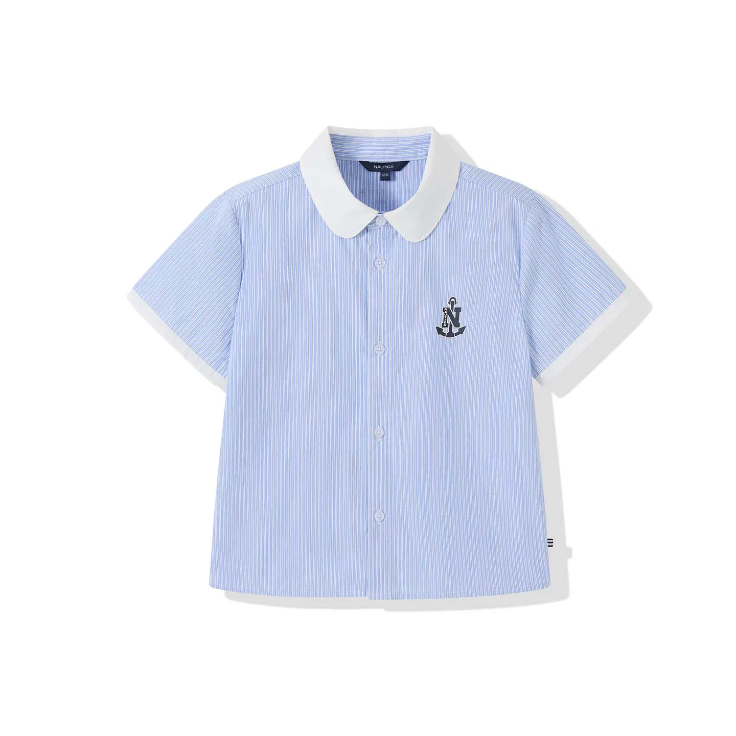 Детская футболка с отложным воротником NAUTICA, Blue Stripes