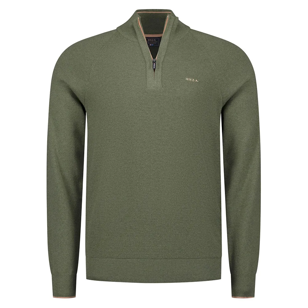 

Свитер с половинной молнией, Новая Зеландия, модель Nza 26AN429 Nza new zealand, зеленый