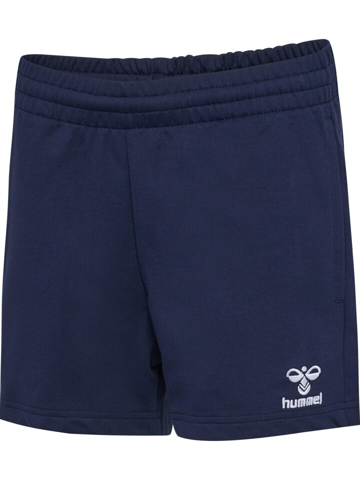 Спортивные штаны Hummel Verstellbare Taille Shorts Hmlgo Multisport Kinder, цвет MARINE — фото 4