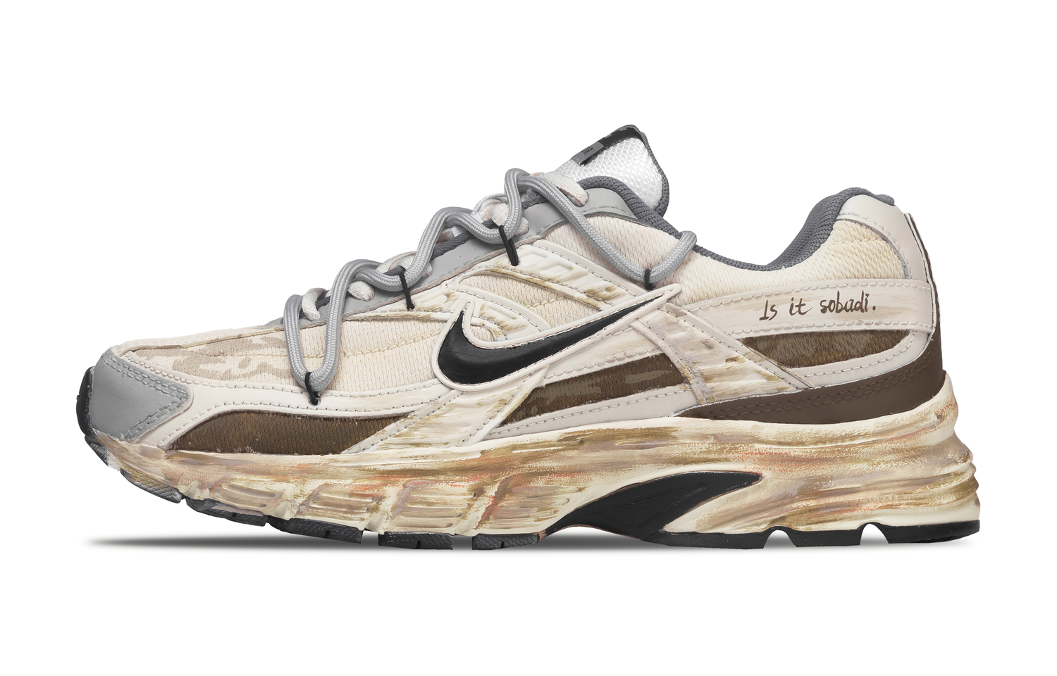 

Initiator Abrasion Resistant Breathable низкие кроссовки для бега мужские Nike, хаки