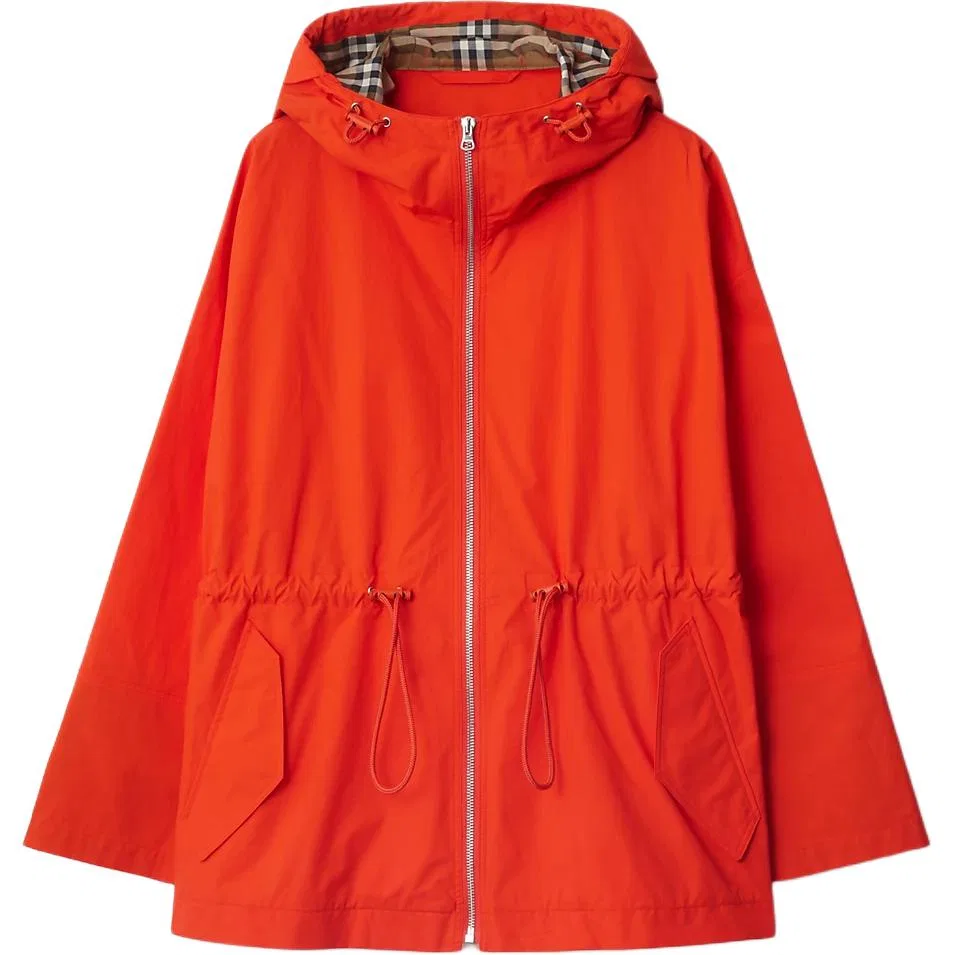 Жакет Burberry, женский, красный, демисезонный