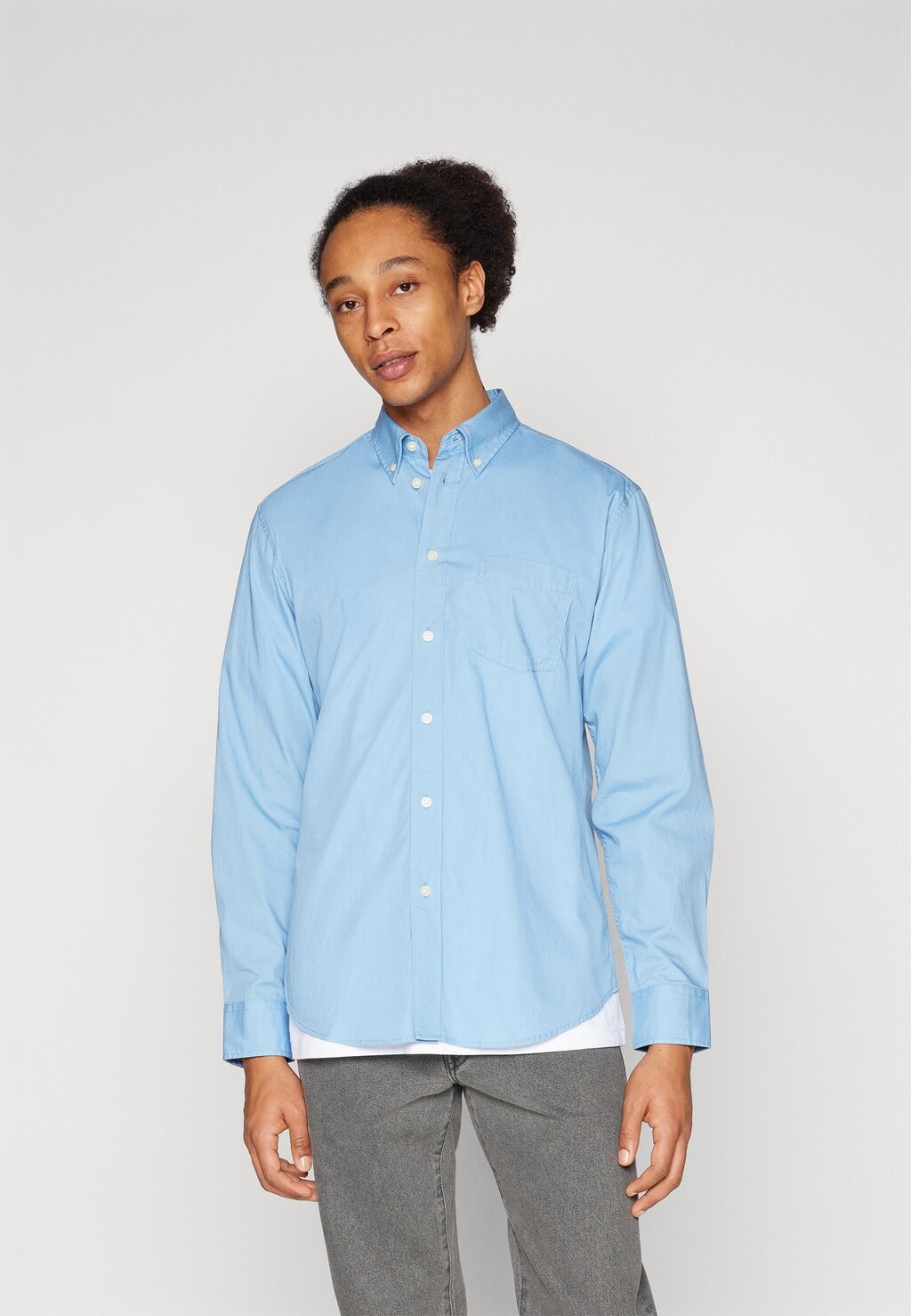 

Деловая рубашка SOLID SHIRT SLIM FIT Esprit, цвет light blue