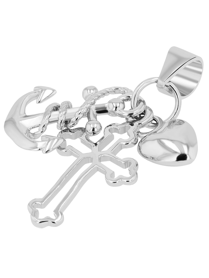 

Adeliás Женский кулон - крестик из серебра 925 пробы