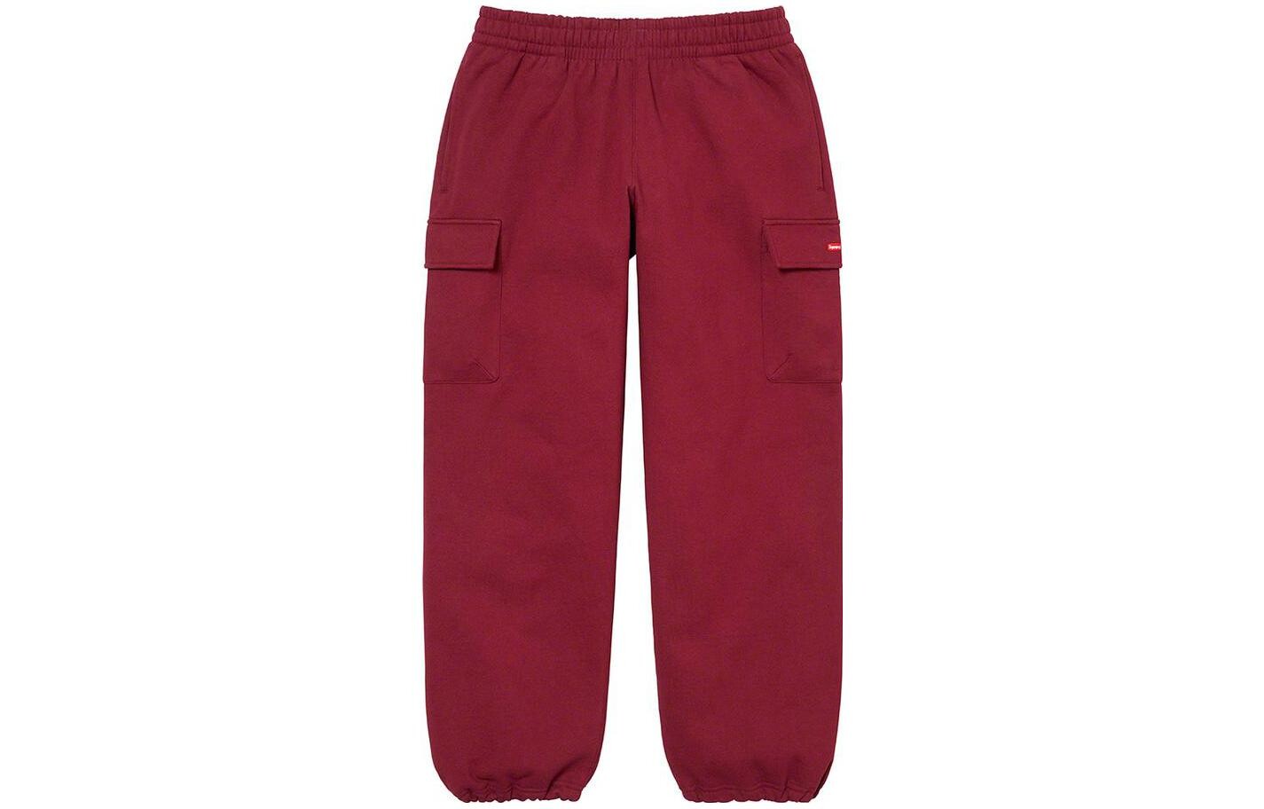 

Fw22 Week8 Трикотажные спортивные штаны унисекс Supreme, цвет Burgundy
