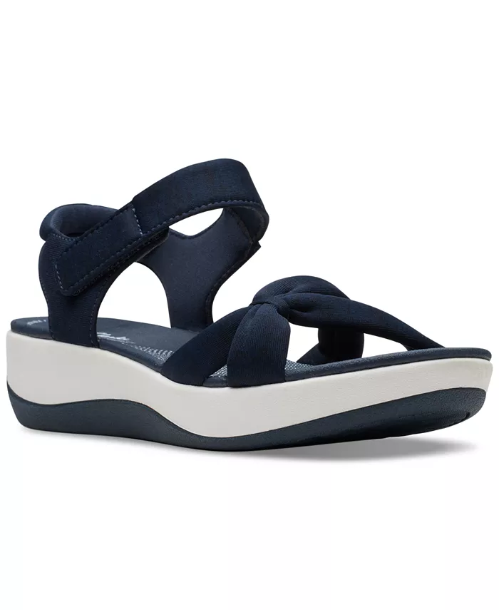 Женские спортивные сандалии Cloudsteppers Arla Shore с ремешками Clarks, синий