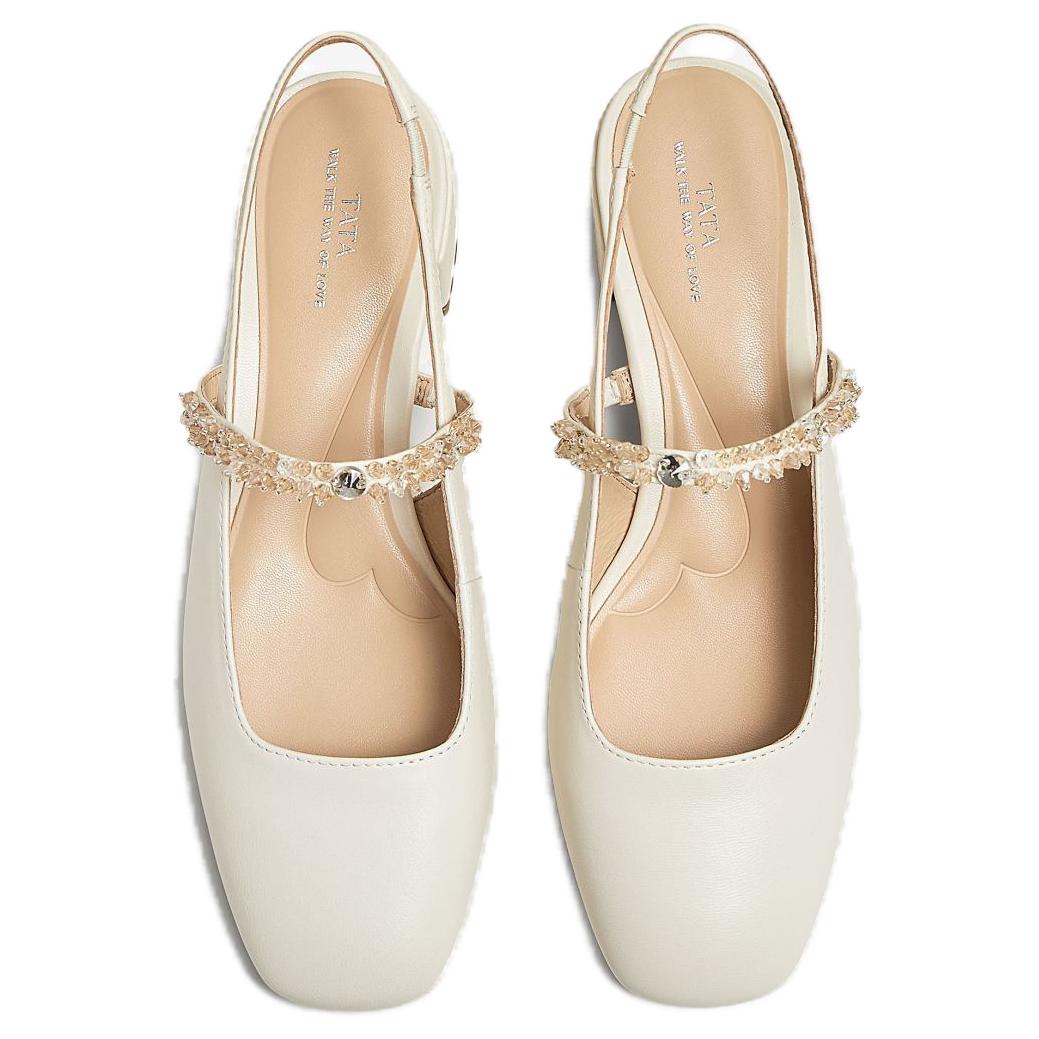TATA Сандалии Starlight с одной лямкой женские белые, цвет White — фото 4