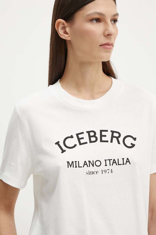

Хлопковая футболка Iceberg, белый