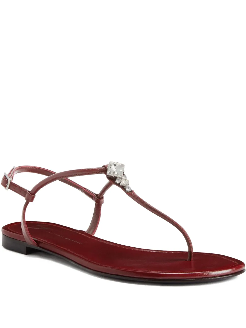 Сандалии Hollie с кристаллами Giuseppe Zanotti, красный