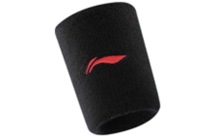 

LINING Теннисные баскетбольные напульсники дышащие термозащитные black/white cotton