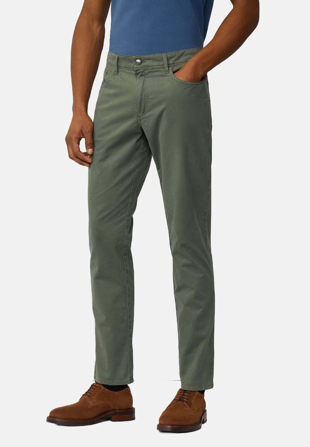 

Джинсы прямого кроя Hackett London, темно-зеленый