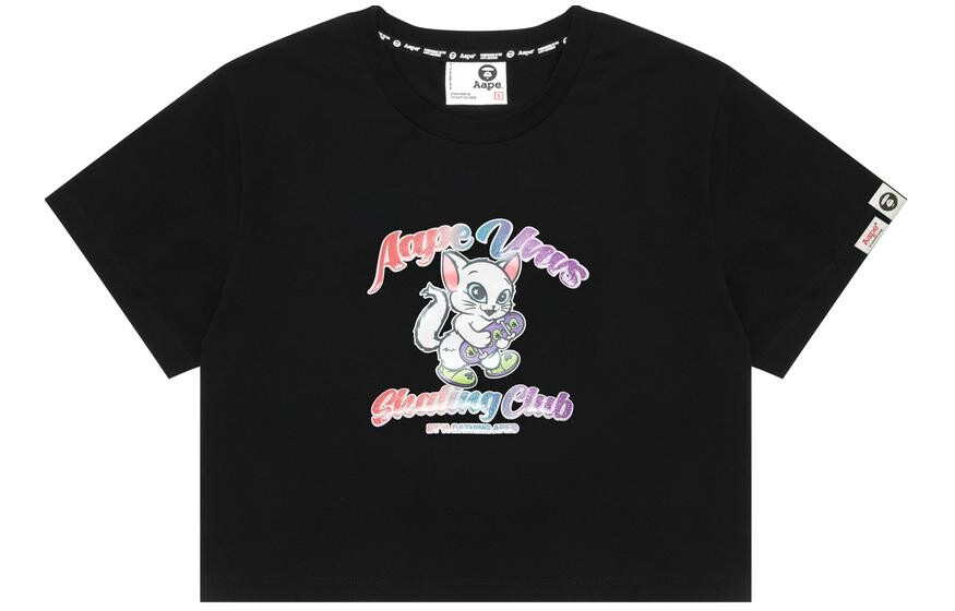 

Футболка женская черная Aape